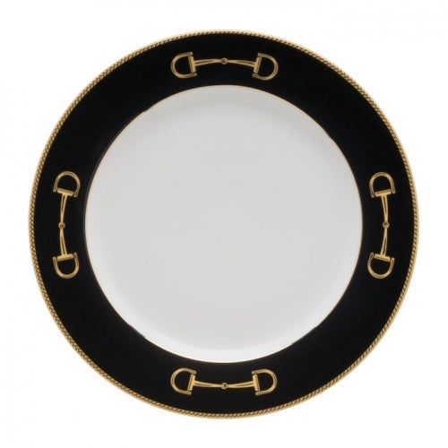 Cheval Black Dinner Plate