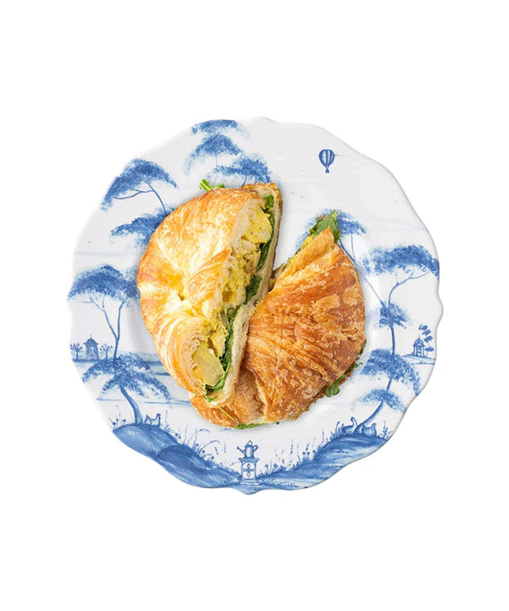 Country Estate Dessert/Salad Plate - Delft Blue | L.V. Harkness Country Estate Dessert/Salad Plate - Delft Blue | L.V. Harkness