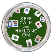 Keep Calm and Mahjong on Green