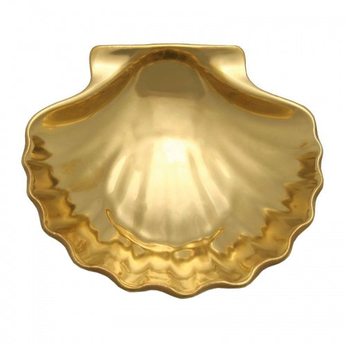 Gold Scalloped Dish