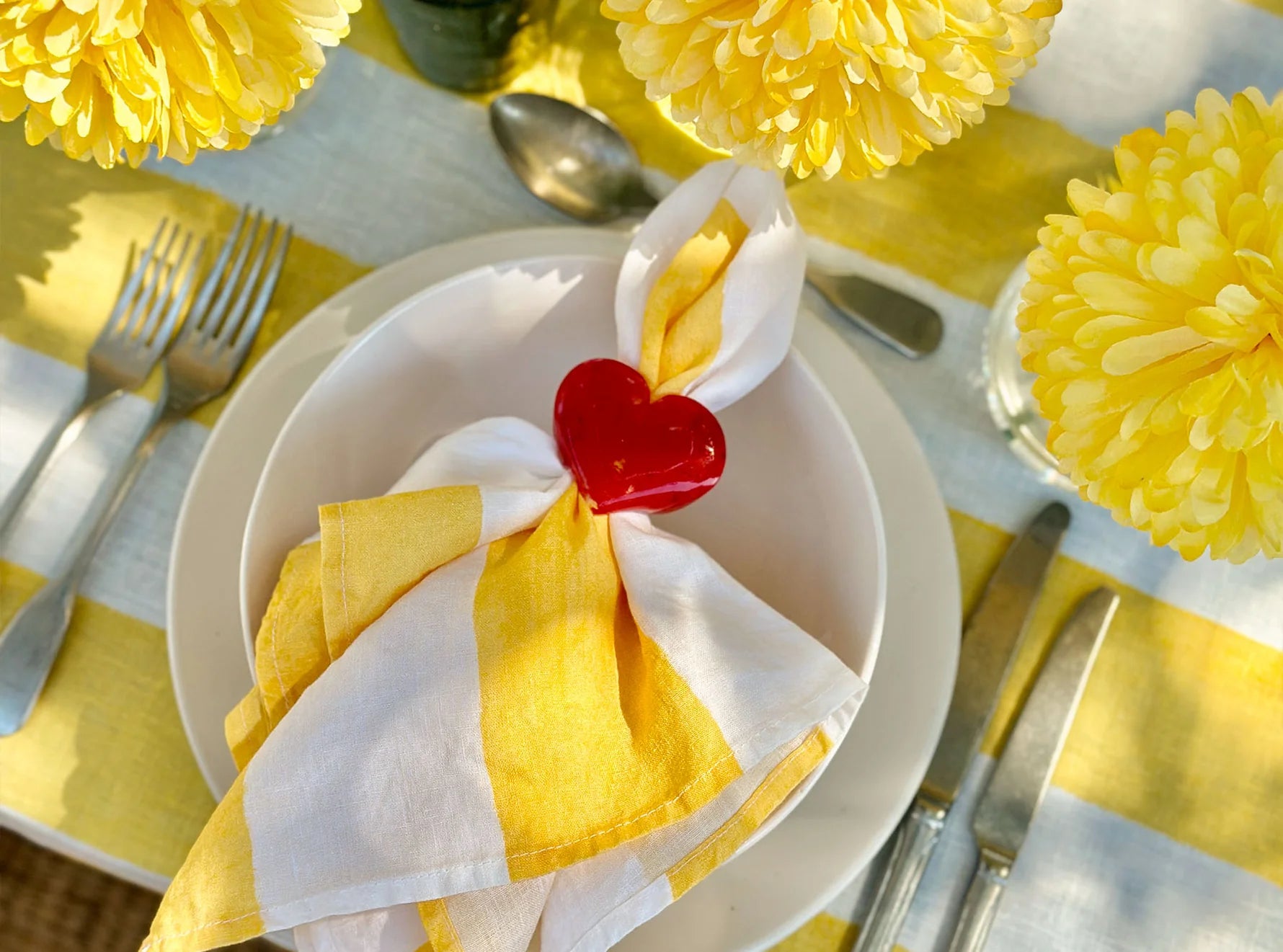 Heart Resin Napkin Ring