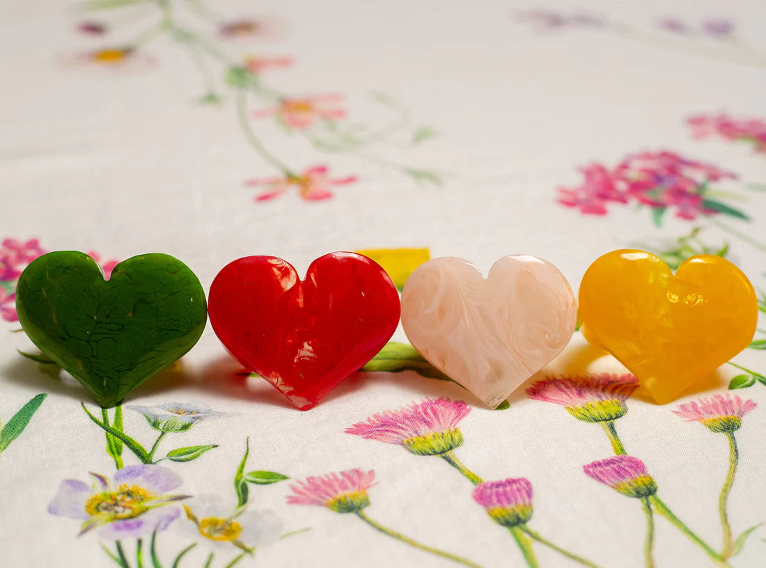 Heart Resin Napkin Ring