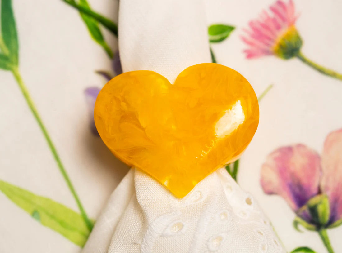 Heart Resin Napkin Ring