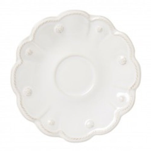 Jardins du Monde Whitewash Saucer