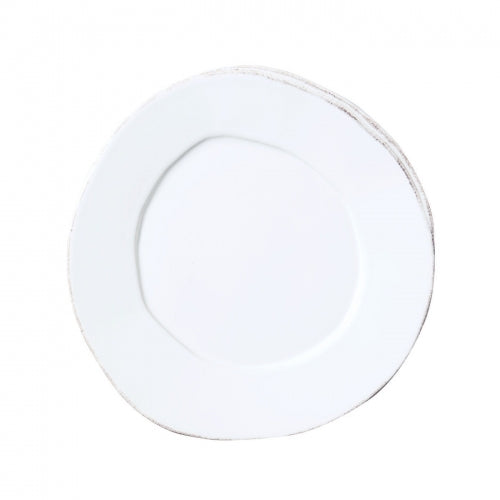 Lastra White Salad Plate