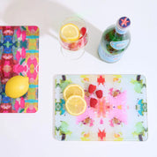 Giverny Rectangle Glass Cutting Board - Small