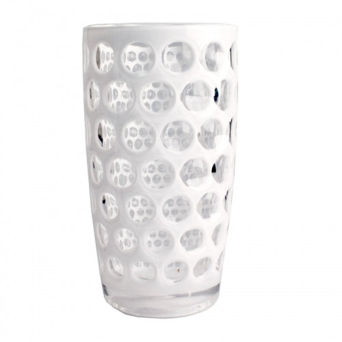 Lente White Acrylic Highball 6"