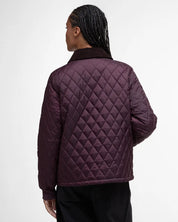 Marla Quilted Jacket - Black Cherry/Dark Brown/ Muted Tartan