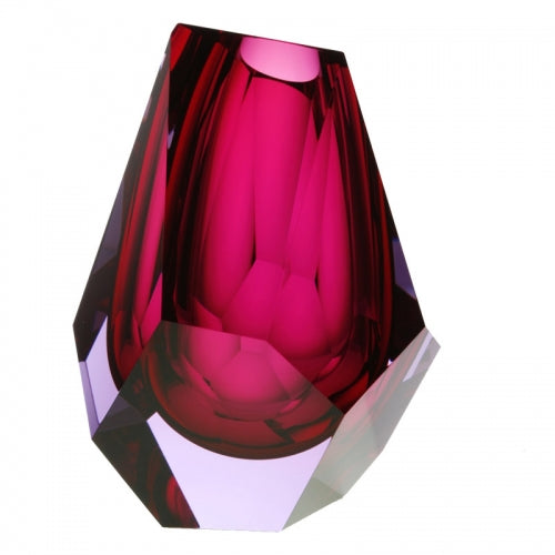 Rose/Alexandrite Pear Vase 11.8"