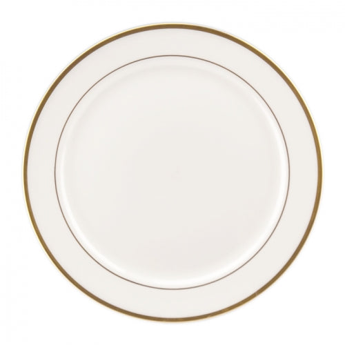 Gold Bracelet White with Gold Dinner Plate