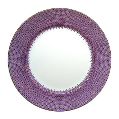 Plum Lace Service Plate