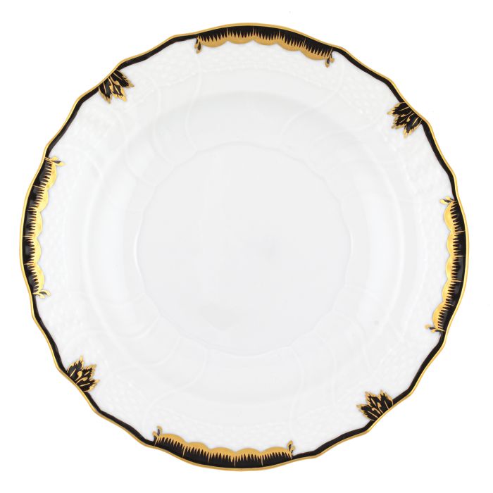 Princess Victoria Black Salad Plate