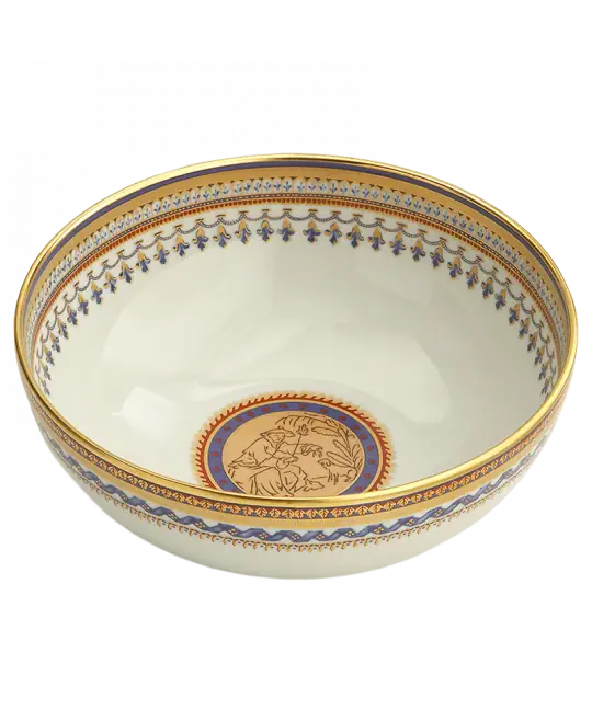 Chinoise Blue Round Bowl