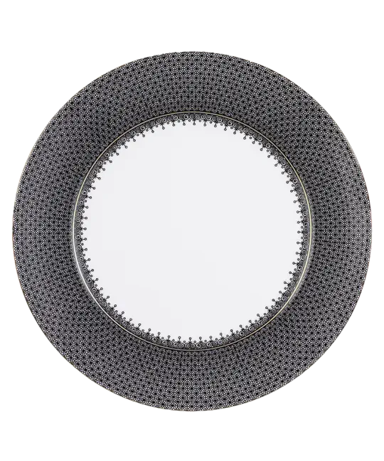 Black Lace Service Plate