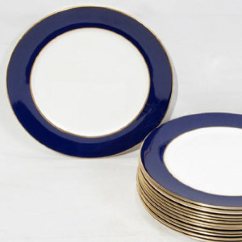 Service Plate 12" Cobalt Band-R