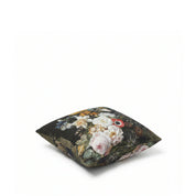 'Still Life 1815' Dark Floral Linen Cushion Cover, 20" x 20"