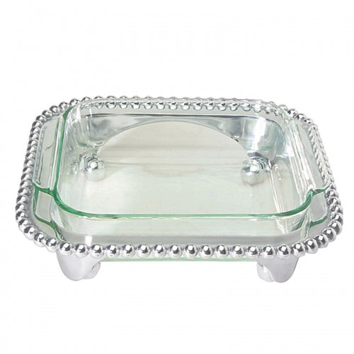 String of Pearls Square Casserole Caddy 11"