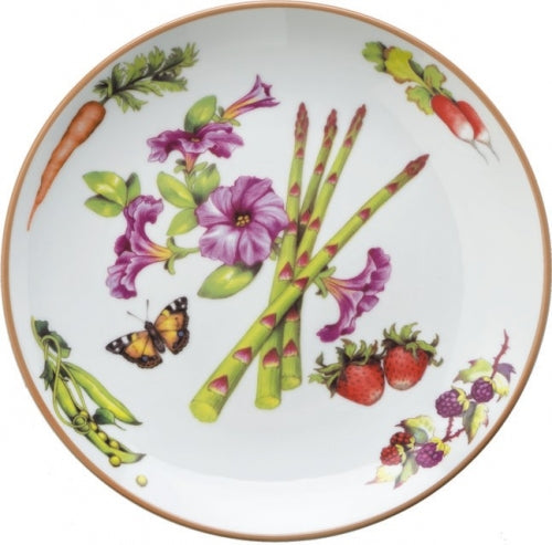 Summerlea Asparagus and Petunia Salad Plate