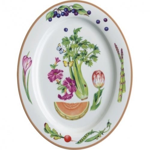 Summerlea Oval Platter 14 1/4"