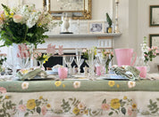 Tapestry Pastel Linen Tablecloth