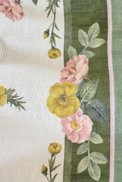 Tapestry Pastel Linen Tablecloth