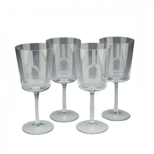Stirrup Wine Glasses - Set of 4