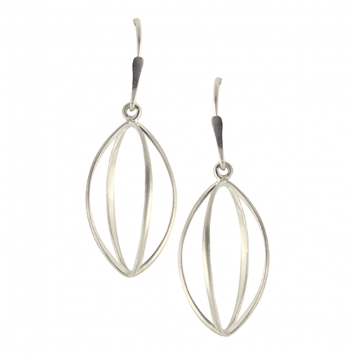 Silver Orb Earrings | LV Harkness & Company