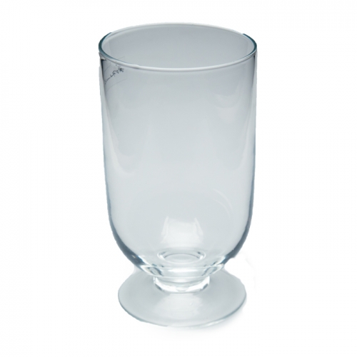 LVH Glass Footed Hurricane