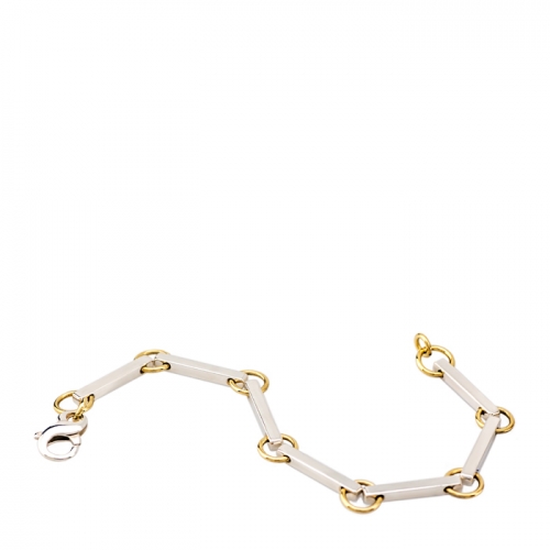 Sterling/Gold Bar Bracelet