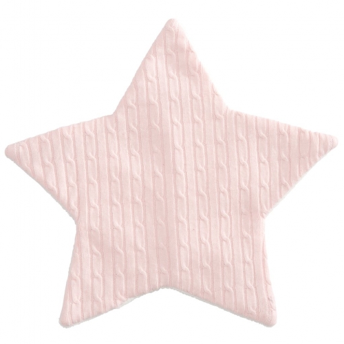 Pink Cable Star Blankie
