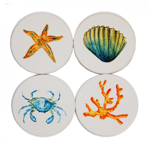 LVH Sealife Coasters, Set of 4