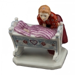 Girl with Cradle 5.75\ Height

Madchen an Wiege
Designed by Julius Konrad Hentschel, 1905
Hand painted in Meissen, Germany 