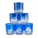 Golden Age of Yachting DOF, Set of 6 - Blue