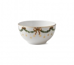 Star Fluted Christmas Bowl, 7.5 Cups 1.9 Quarts