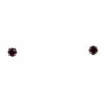 Round Garnet Stud Earrings As each piece is handmade by Kentucky artist Dennis Meade, please contact us for availability and delivery time and 
special order options.
