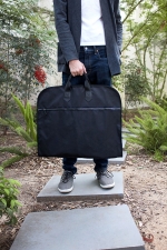 Grant Jet Black Garment Bag