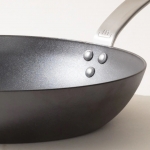 Blue Carbon Steel Frying Pan Seasoned 12