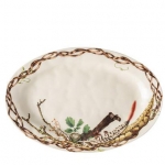 Forest Walk Platter 21\  21\ Length, 14.5\ Width

Made in Portugal

Care:  Dishwasher, freezer, microwave and oven safe. 