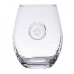 Berry & Thread Stemless White Wine   Measurements: 2.5\W x 4.5\H x 2.5\L

Made in: Portugal
Made of: Glass
Volume: 15.0 Oz.

Care:  Not suitable for hot contents, freezer or microwave use. Most glass pieces are residential dishwasher-safe on the top shelf, using a warm, gentle cycle with a mild detergent. Hand wash large, highly decorated or hand painted pieces. 