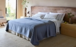 Petra King Coverlet - Light Blue