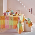 Mille Abecedaire Chatoyant Jacquard Tablecloth 