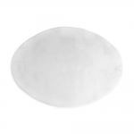 Ruffle White Melamine Large Oval Platter 18