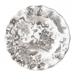 Platinum Aves Fluted Dessert Plate With fluted edges this dessert plate is an elegant piece to grace your dinner table. Showcasing design excellence through its hand decorated 22 carat platinum, the Aves range is perfect to complement a dining experience or afternoon tea setting. 