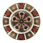 Old Imari Bread and Butter Plate Perfectly round, this bread and butter, side or cake plate is an ideal finishing touch for sophisticated dining. Globally synonymous with the brand of Royal Crown Derby, the striking Old Imari pattern dates from the early years of the nineteenth century and is as popular today as it ever was. 