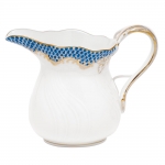 Fish Scale Blue Creamer 4\ Height
6 Ounce


