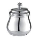 Albi Silver Plated Sugar Bowl with Lid 17 Ounces