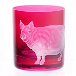 Barnyard Pig Double Old Fashioned 3.8\ Height

10.1 ounces

100% Lead-Free Crystal, Mouth-Blown and Hand-Engraved