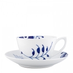 Blue Mega Tea Cup and Saucer 