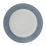 Blue Lace Rim Soup Plate 