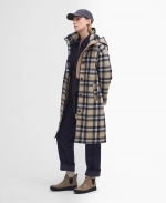 Iris Tartan Waterproof Jacket - Navy Check - 10